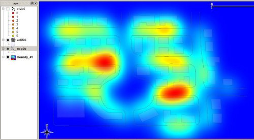 Densità di popolazione con QGis - Figura 3